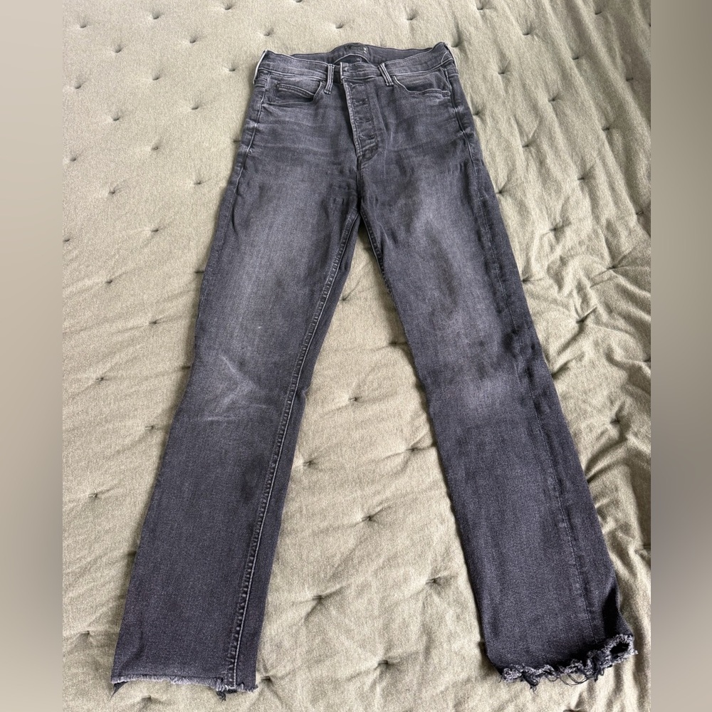 Mother denim black wash jeans